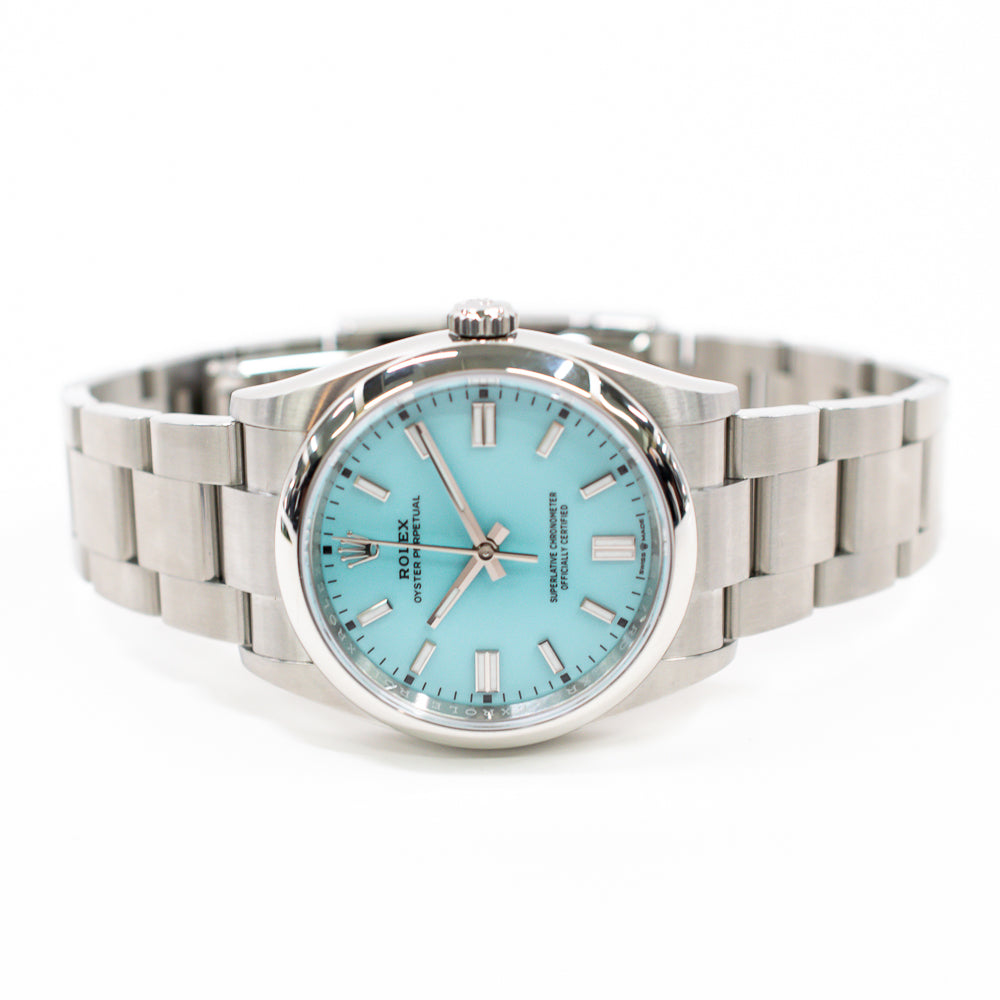 Rolex Oyster Perpetual 36mm Turquoise Dial 126000 (2025)