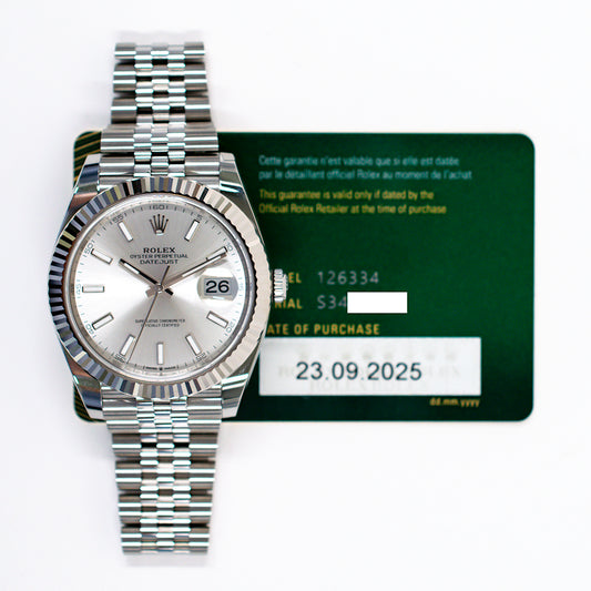 Rolex Datejust 41mm Silver Dial 126334 (2025)