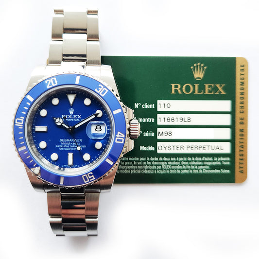 Rolex Submariner Date Smurf Dial 116619LB