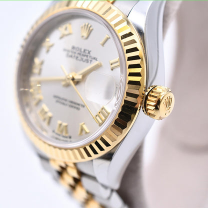 Rolex Lady Datejust 28mm Silver Roman Dial 279173 (2022)
