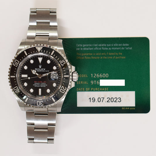 Rolex Sea-Dweller RED 43mm Black Dial 126600 (2023)