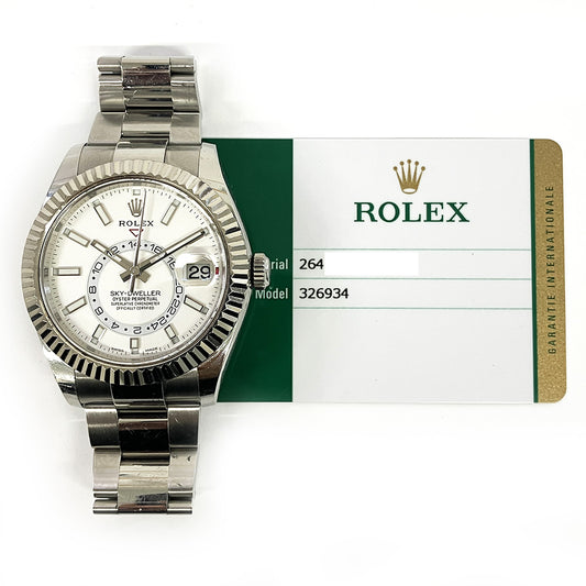 Rolex Sky-Dweller Oyster, 42mm White Dial 326934