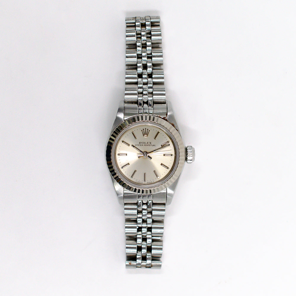 Rolex Oyster Perpetual 26mm Silver Dial 67194 (1998)