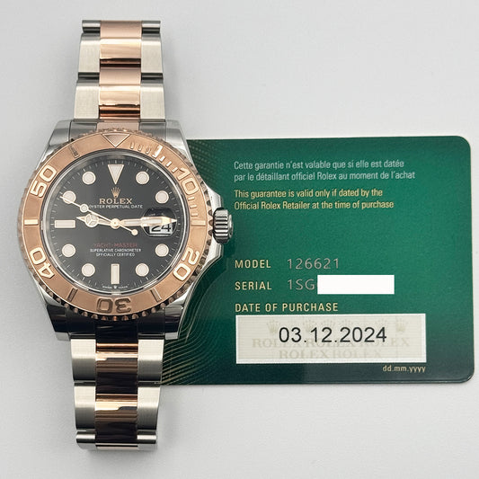 Rolex Yacht-Master 40mm Black Dial 126621 (2024)