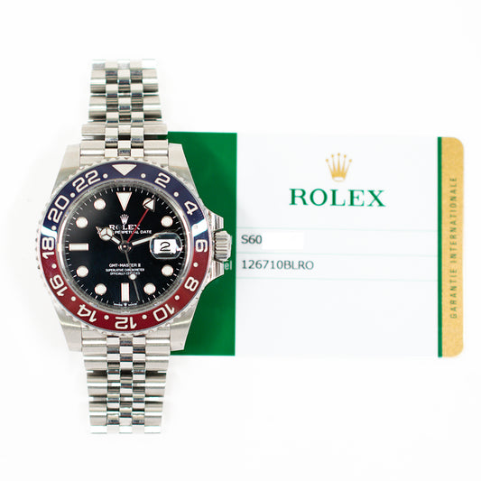 Rolex GMT-Master II "Pepsi" Steel Dial 126710BLRO (2020)