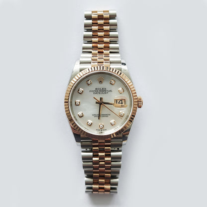 Rolex Datejust 36mm White Mop Diamond Dial 126231 (2022)