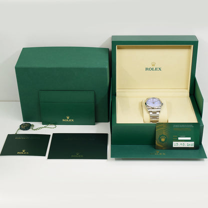 Rolex Oyster Perpetual 36mm Lavender Dial 126000 (2025)