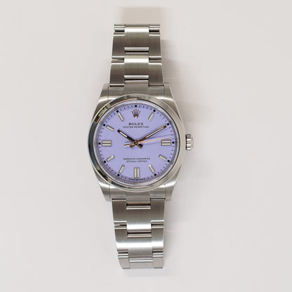 Rolex Oyster Perpetual 36mm Lavender Dial 126000 (2025)