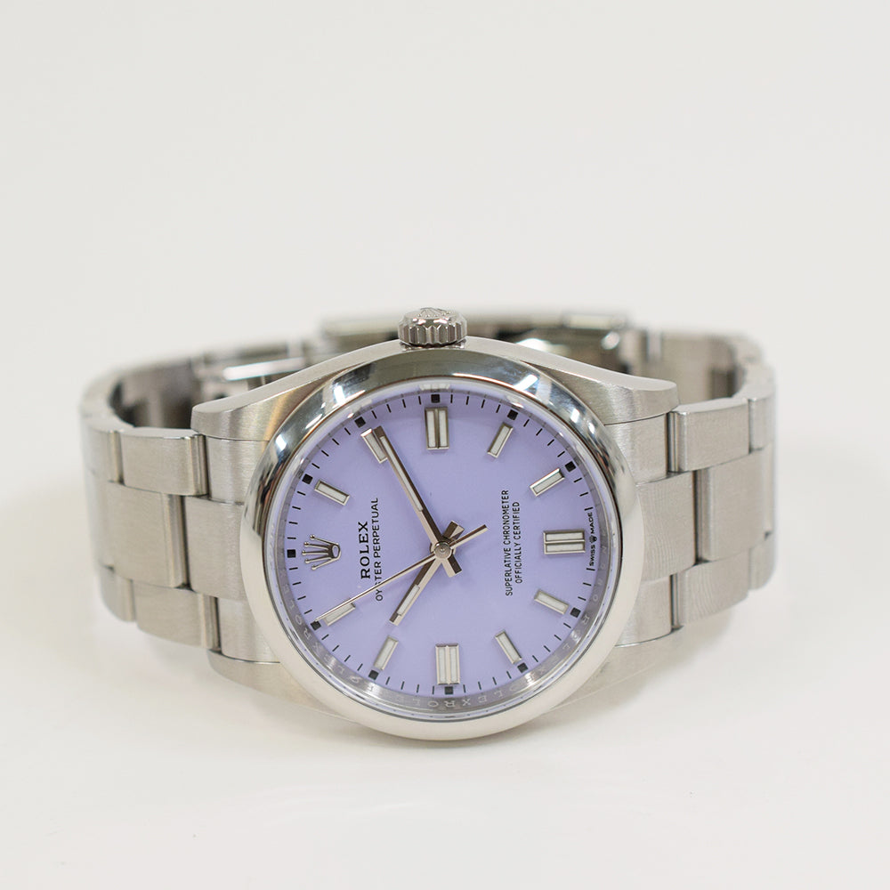 Rolex Oyster Perpetual 36mm Lavender Dial 126000 (2025)