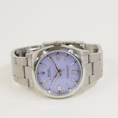 Rolex Oyster Perpetual 36mm Lavender Dial 126000 (2025)