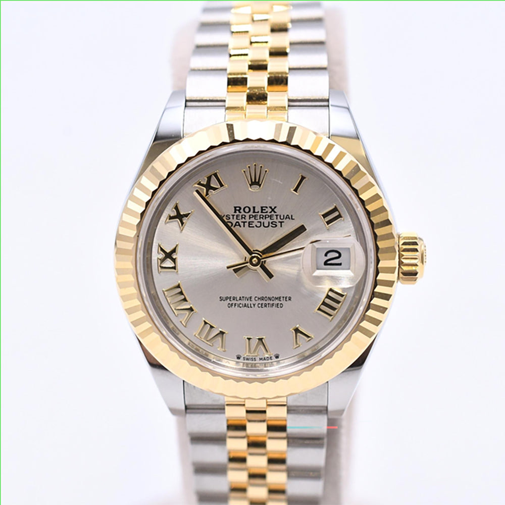 Rolex Lady Datejust 28mm Silver Roman Dial 279173 (2025)