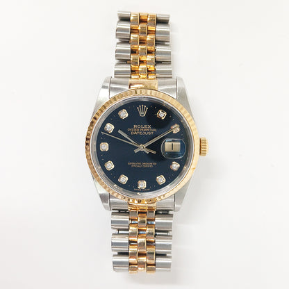 Rolex Datejust 36mm Black Diamond Dial 16233 (1990)