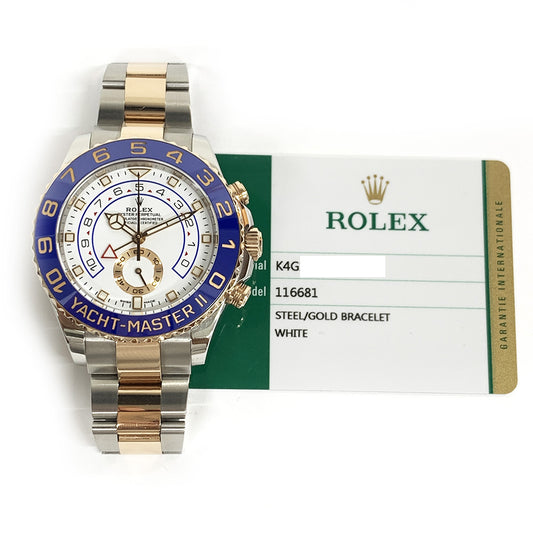 Rolex Yacht-Master II White Dial 116681