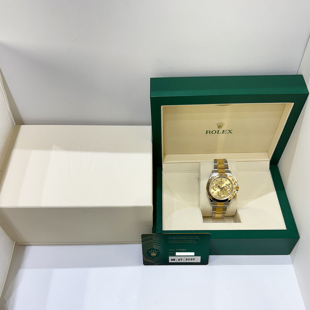 Rolex Daytona Champagne Diamond Dial 116503G (2020)