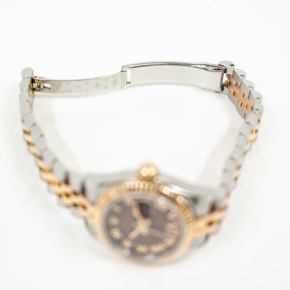 Rolex Datejust 26mm Chocolate "VI" Diamond Dial 179171 (2015)