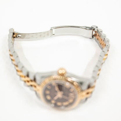 Rolex Datejust 26mm Chocolate "VI" Diamond Dial 179171 (2015)