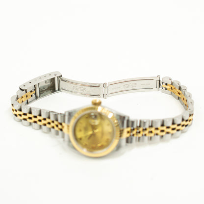 Rolex Lady Datejust 26mm Champagne Roman Dial 79173 (2001)