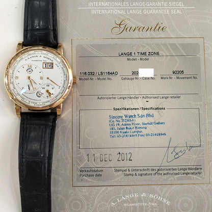 A. Lange & Söhne 116.032 (2012)