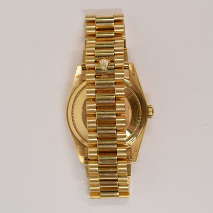 Rolex Day-Date 36mm Champagne Myriad Roman Dial 118238MR (2011)