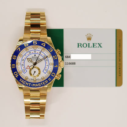 Rolex Yacht-Master II White Dial 116688 (2018)