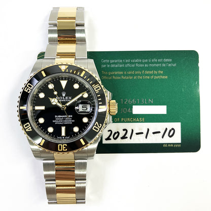 Rolex Submariner Date 41 mm Black Dial 126613LN
