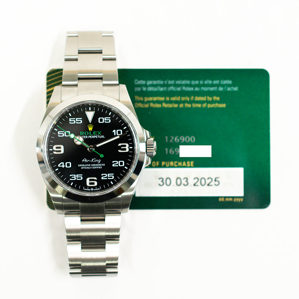 Rolex Air-King 40mm Black Dial 126900 (2025)