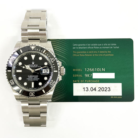 Rolex Submariner Date Black Dial 126610LN