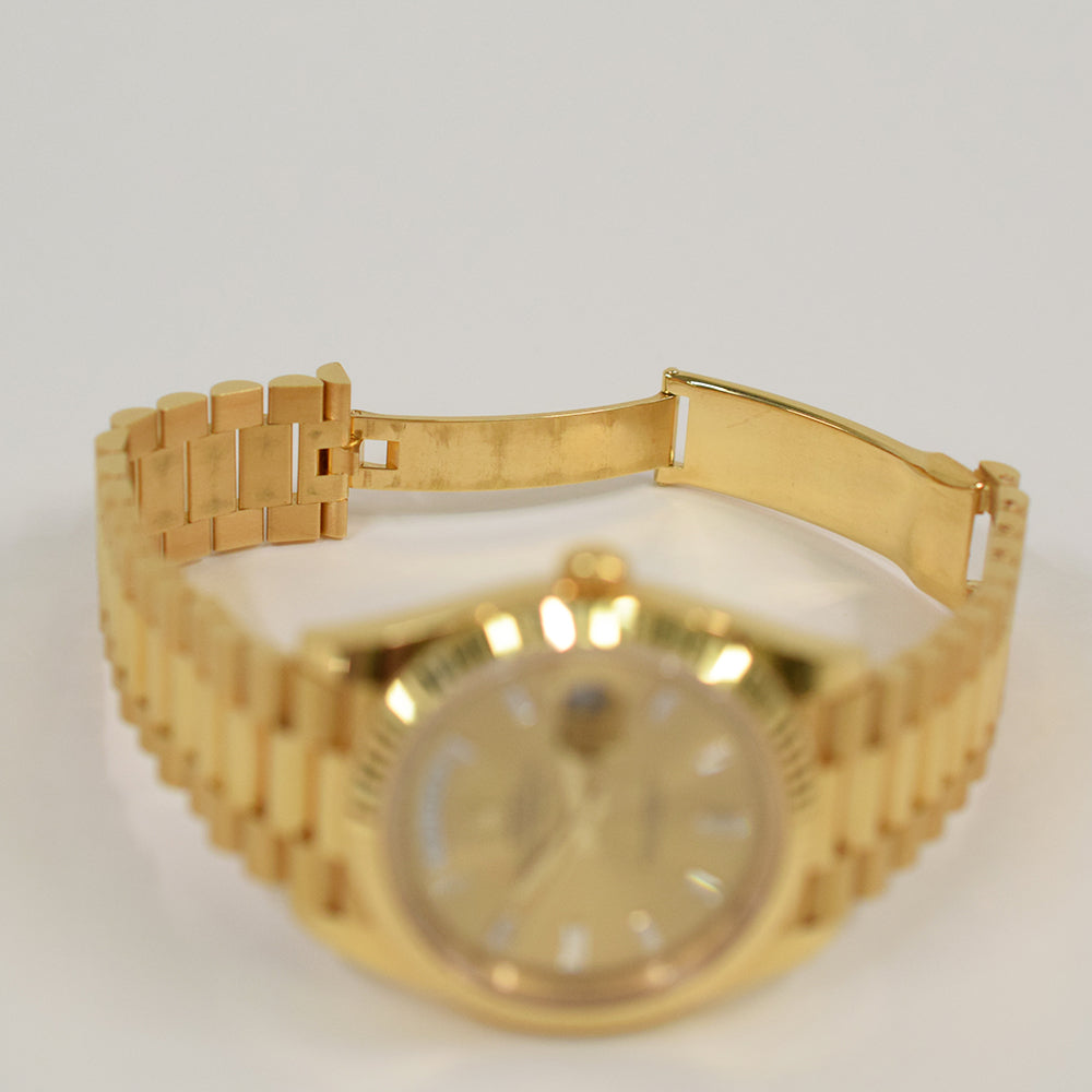 Rolex Day-Date 40mm Champagne Diamond Dial 228238A (2021)