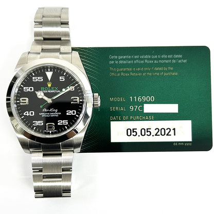 Rolex Air King Black Dial 116900