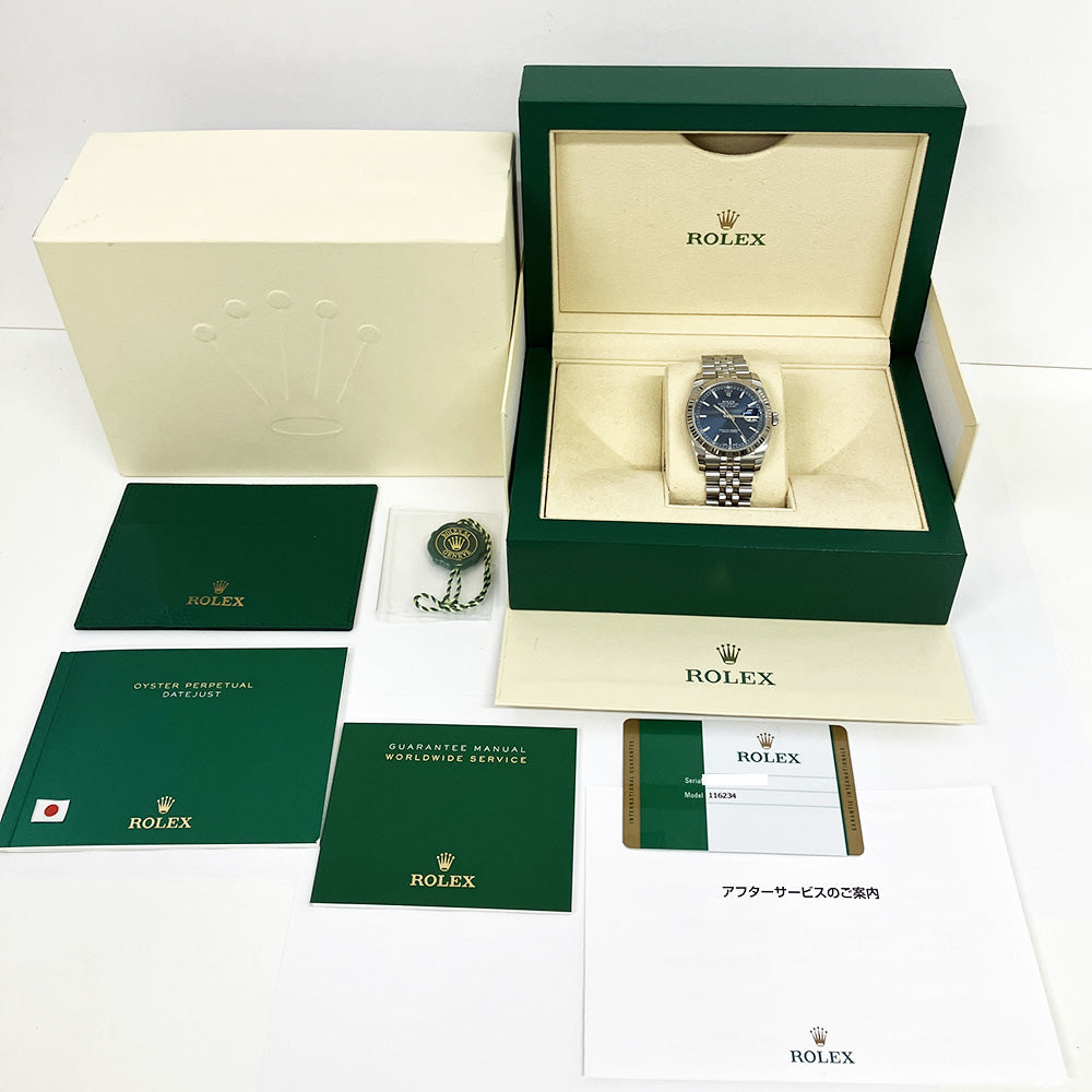 Rolex Datejust 36mm Blue Dial 116234