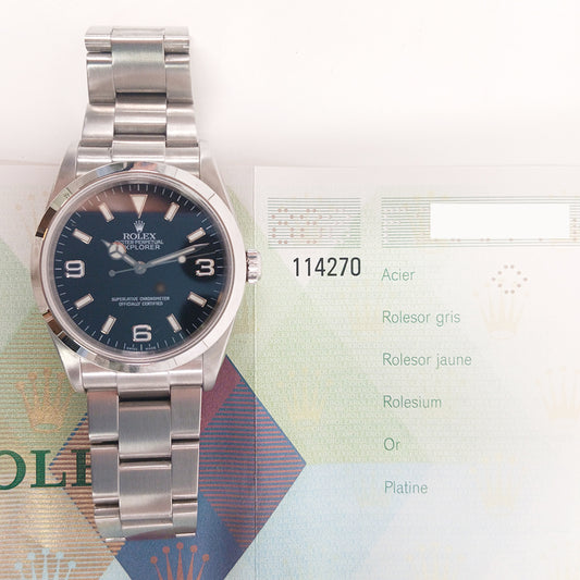 Rolex Explorer 36mm Black Dial 114270 (2004)