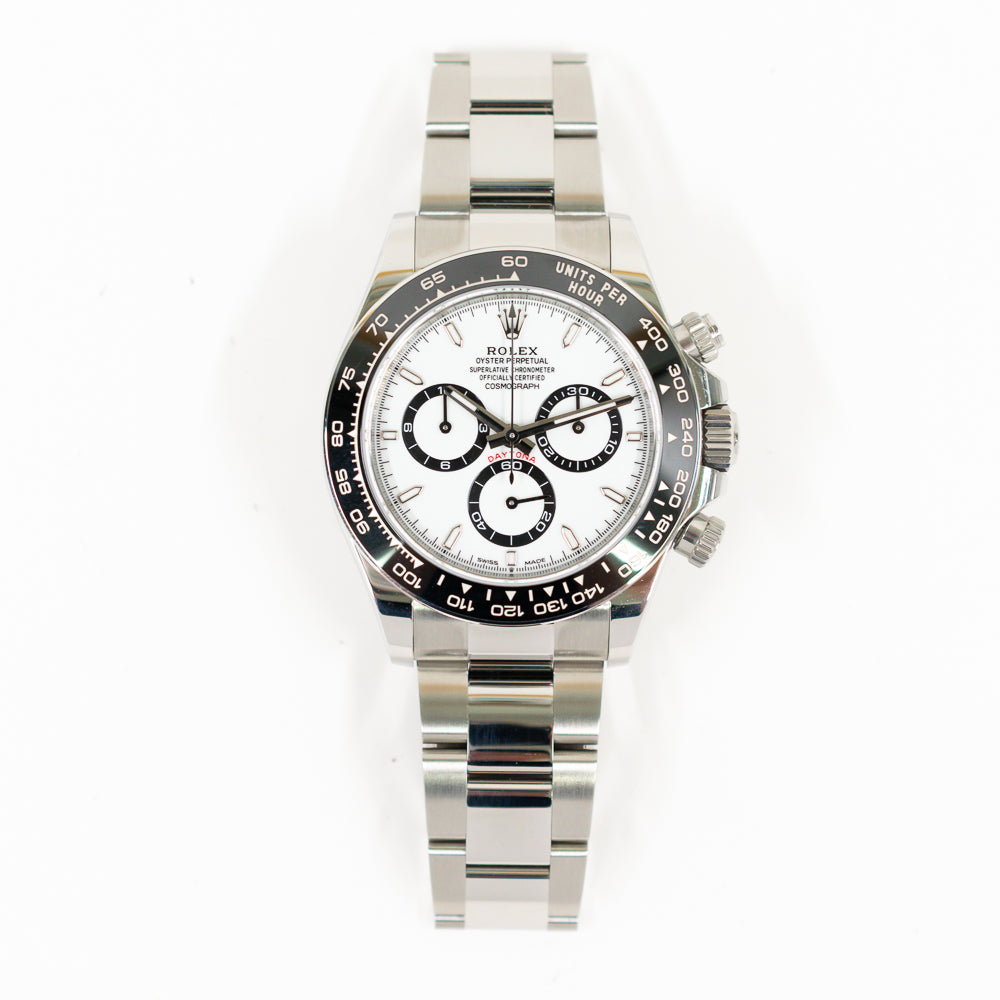 Rolex Daytona Steel Ceramic Bezel White Dial 126500LN (2025)
