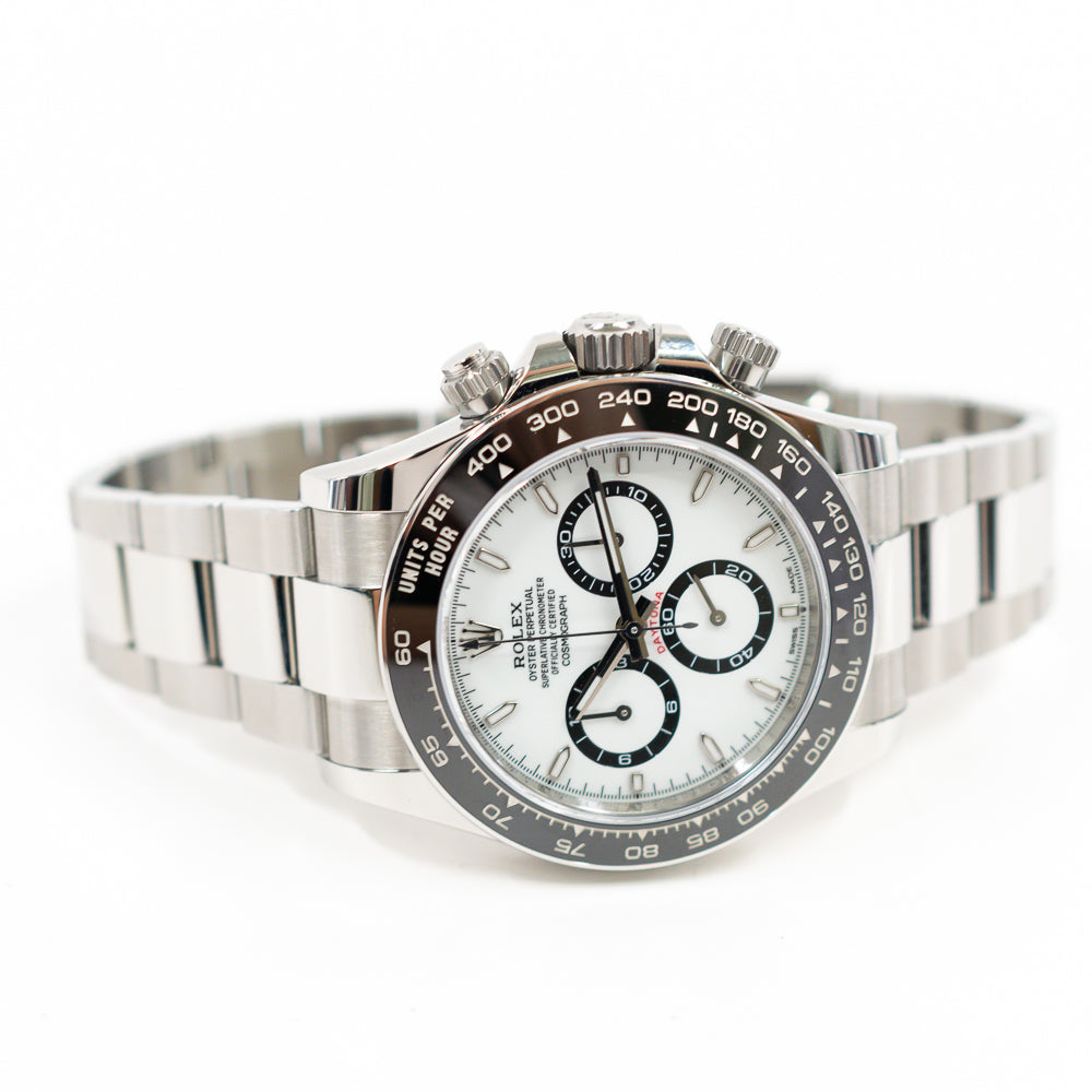 Rolex Daytona Steel Ceramic Bezel White Dial 126500LN (2025)
