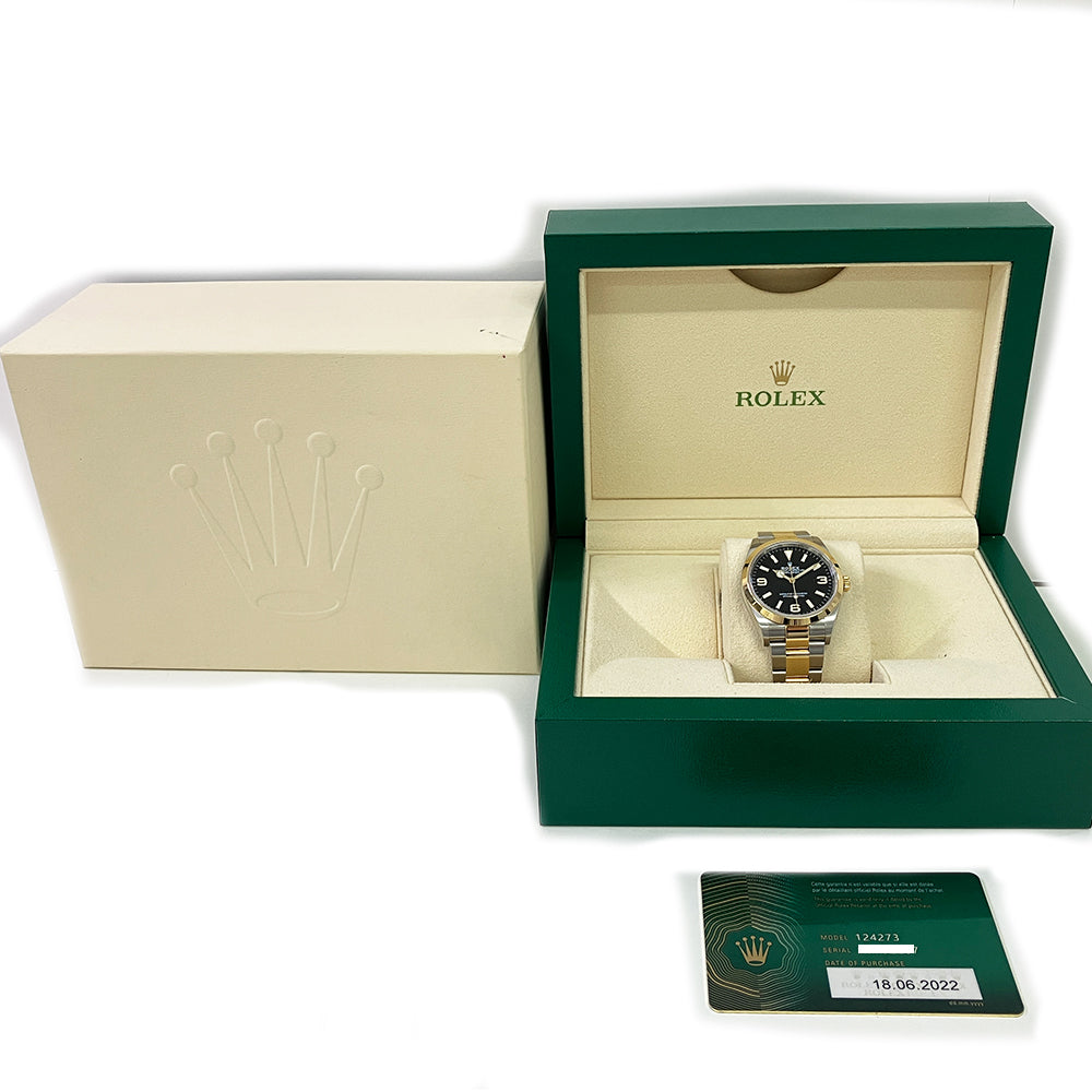 Rolex Explorer Black Dial 36mm 124273