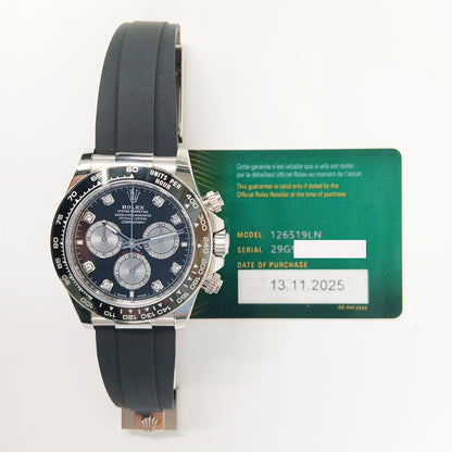 Rolex Daytona 40mm Black Diamond  Dial 126519LNG (2025)
