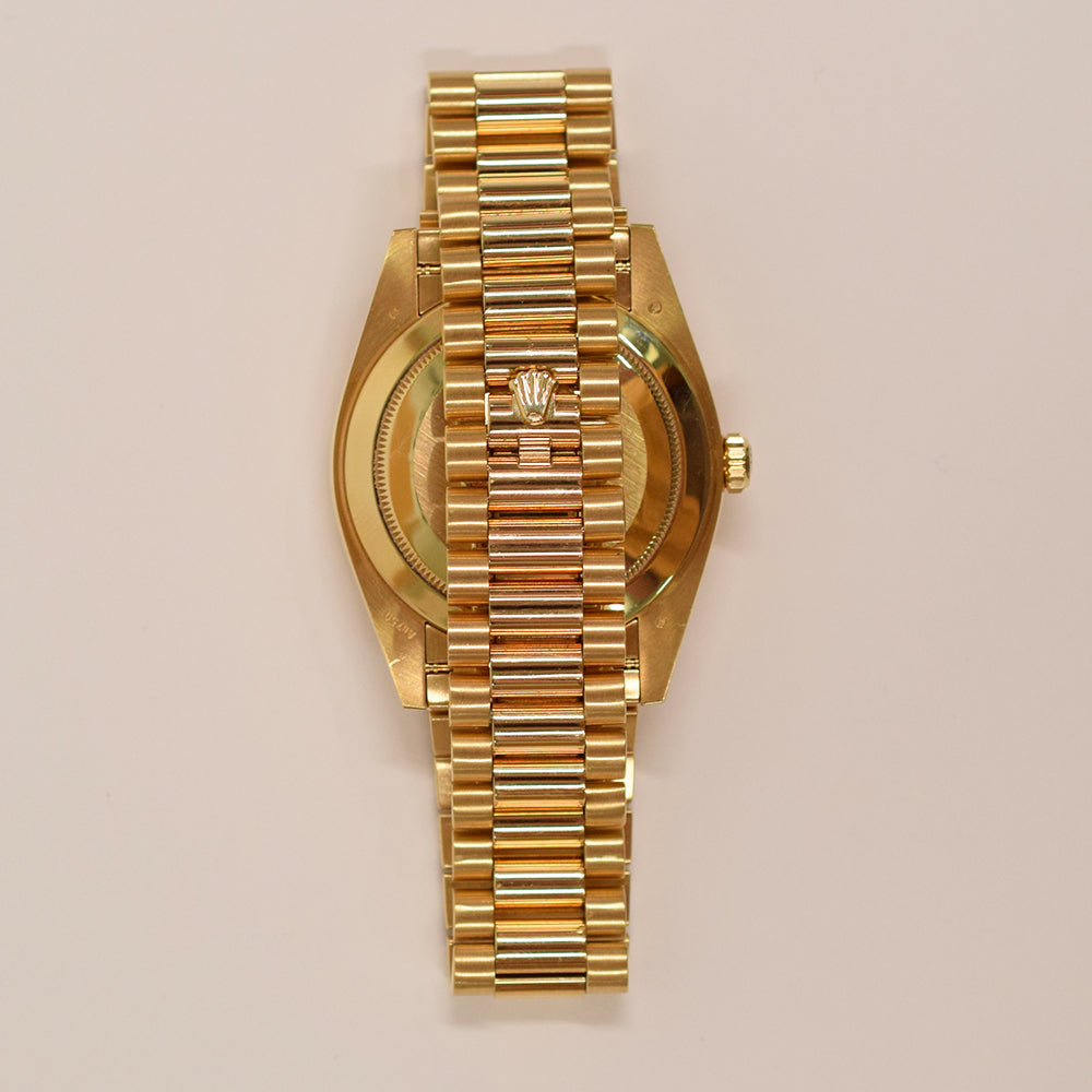 Rolex Day-Date 40mm Black Diamond Dial 228238A (2021)