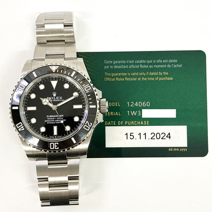 Rolex Submariner Black Dial 124060