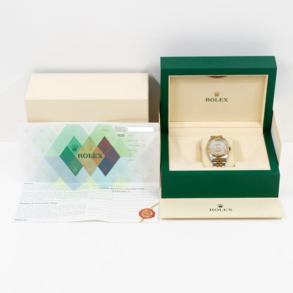 Rolex Datejust 36mm Mop Roman Dial 16233NR