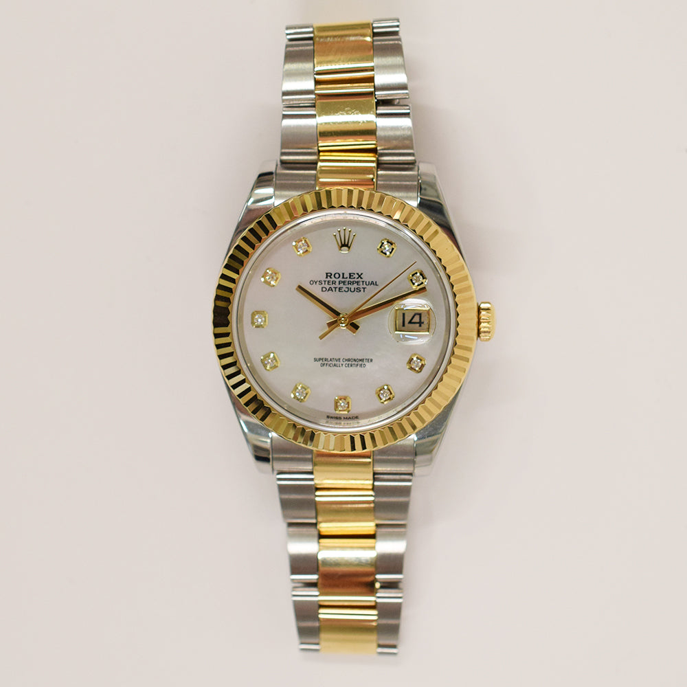 Rolex Datejust 41mm Mop Diamond Dial 126333G (2020)