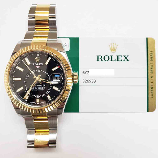 Rolex Sky-Dweller Black Dial 326933