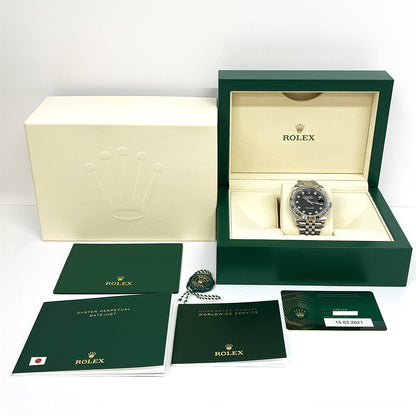 Rolex Datejust 41mm Black Diamond Dial Jubilee 126334