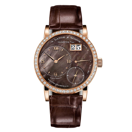 Little Lange 1 36mm Rose Gold Diamonds Bezel Manual Winding 813.043