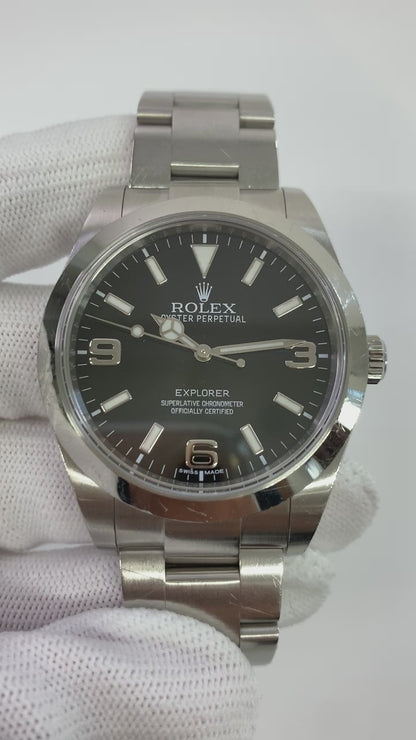 Rolex Explorer Black Dial 214270