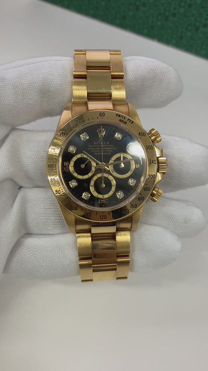 Rolex Daytona Black Diamond Dial 16528