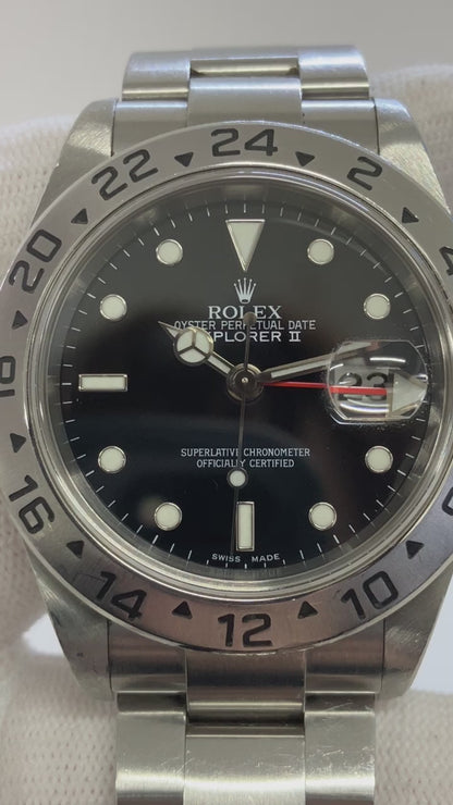 Rolex Explorer II Black Dial 16570