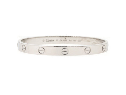 Cartier Love Bracelet - 18 Kt White Gold