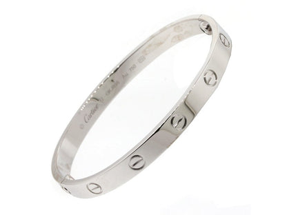 Cartier Love Bracelet - 18 Kt White Gold