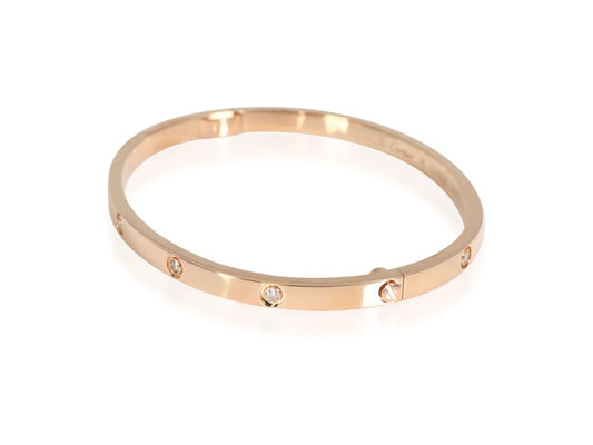 Cartier LOVE Diamond Bracelet In 18K Rose Gold