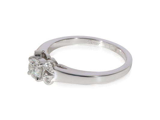 Cartier Ballerine Diamond Engagement Ring In Platinum