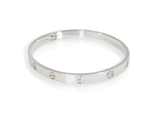 Cartier Love Bracelet In 18K White Gold